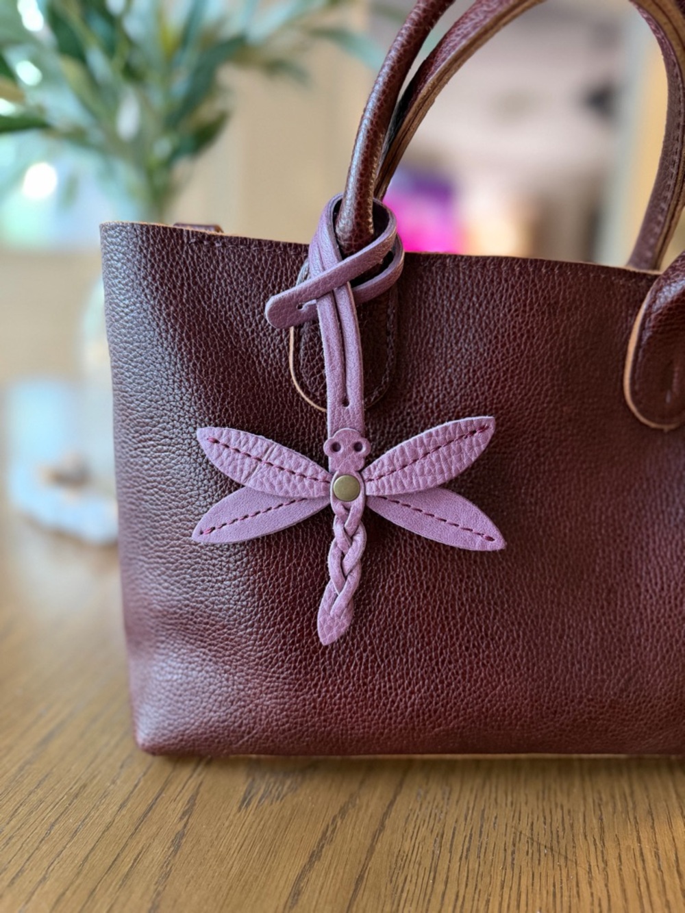 Portland Leather dragonfly charm